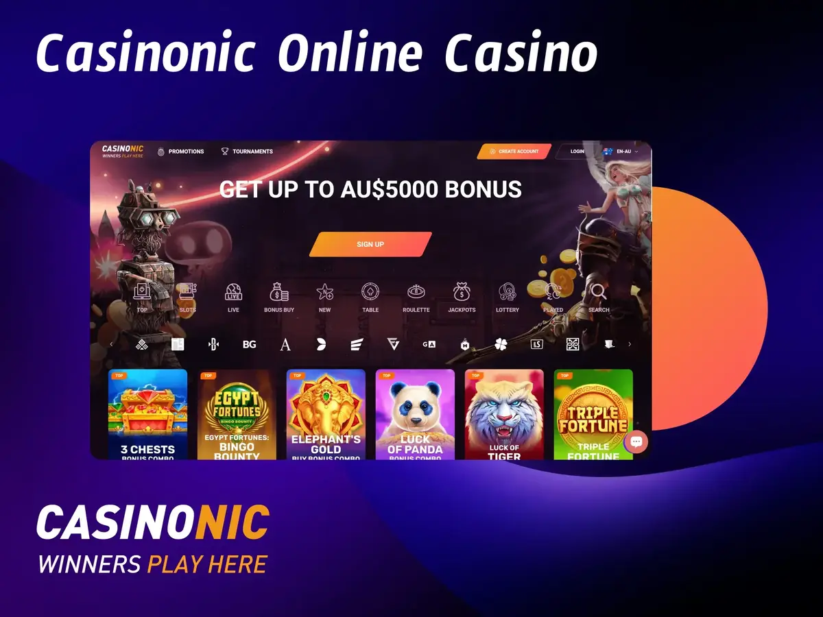 Casinonic screenshot